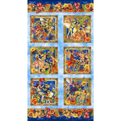 PANEL VẢI TIÊN Berry Fairy Vignettes Blue Bell 11521 - T10/2023