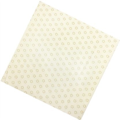 Vải làm Quilt - ghép vải - tấm 45x55 hoa nền trắng