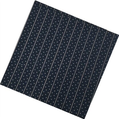 Vải làm Quilt - ghép vải - tấm 50x55 sọc chấm bi nhỏ nền navy