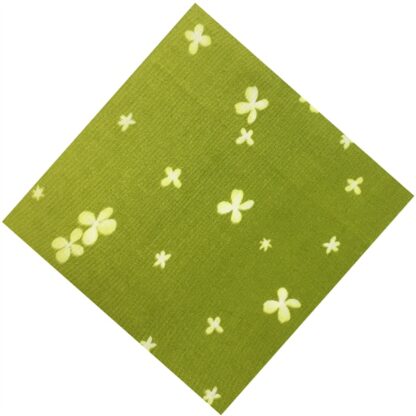 Vải làm Quilt - ghép vải - tấm 50x55 ombre hoa xanh cốm