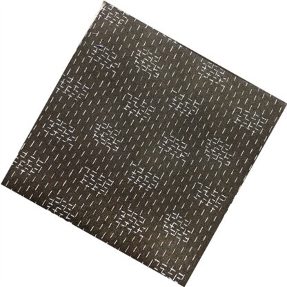 Vải làm Quilt - ghép vải - tấm 50x110 cm nét đứt nền nâu