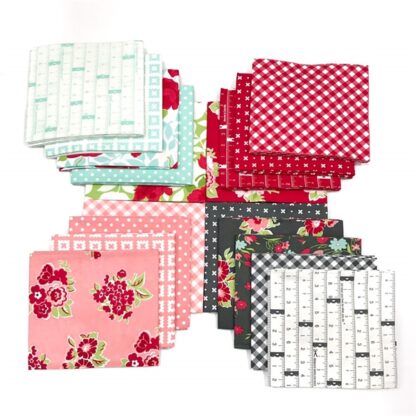 Vải làm Quilt - ghép vải - Bộ vải Little Snippets hãng Moda Fabrics 18 tấm 50 x 55 cm - Hình ảnh 4