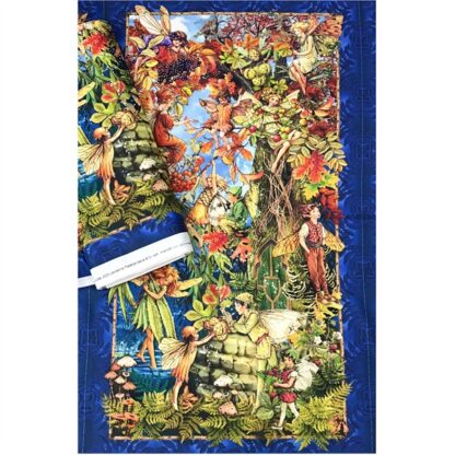 PANEL TIÊN DDC11526-FORE-D fairy forest VIỀN XANH THAN T10/2023 - Hình ảnh 2