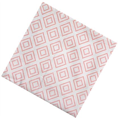 Vải làm Quilt - ghép vải - tấm 50x110 cm caro hồng đậm nền hồng nhạt