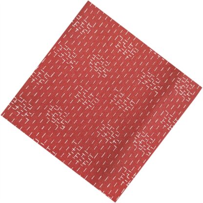 Vải làm Quilt - ghép vải - tấm 50x110 cm vạch kẻ ô vuông nền đỏ