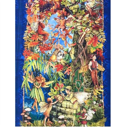 PANEL TIÊN DDC11526-FORE-D fairy forest VIỀN XANH THAN T10/2023