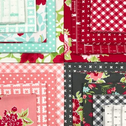 Vải làm Quilt - ghép vải - Bộ vải Little Snippets hãng Moda Fabrics 18 tấm 50 x 55 cm - Hình ảnh 3