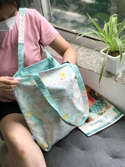 TÚI TOTE VẢI THÔ 2 LỚP 39 x 38 x 8