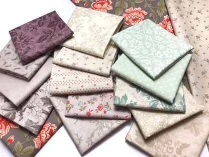 Bộ vải cắt sẵn Hexi Fabrics 16 tấm mầu xám 50x55 cm mỗi tấm - Hình ảnh 4