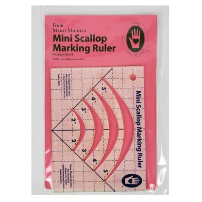 Thước Mỹ Mini Scallop Marking Ruler Chữ nhật