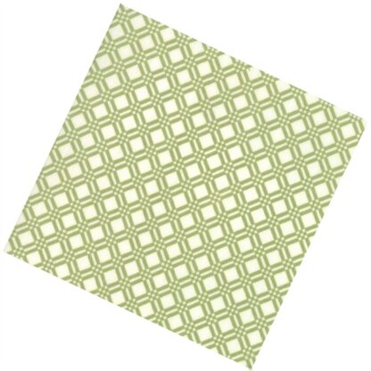 Vải làm Quilt - ghép vải - tấm 50x55 cm caro xanh lá