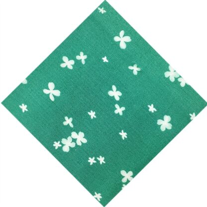 Vải làm Quilt - ghép vải - tấm 50x55 ombre hoa xanh rêu nhạt