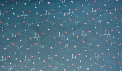 COTTON VILL - Cáo nhỏ nền navy - 50cm - Hình ảnh 2