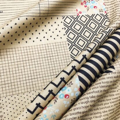 VẢI THÔ COTTON MỸ HỌA TIẾT GIẢ QUILT HÃNG RILEY BLAKE DESIGNS - Hình ảnh 5