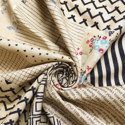 VẢI THÔ COTTON MỸ HỌA TIẾT GIẢ QUILT HÃNG RILEY BLAKE DESIGNS