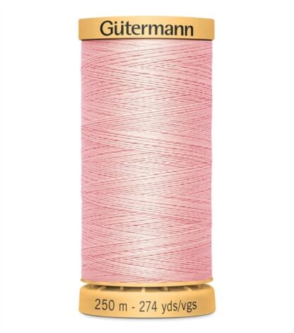 Chỉ cotton Gutermann 250m - 274Y mầu hồng phấn 5090