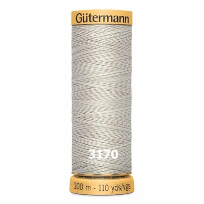 Chỉ cotton Gutermann 100m mầu be 3170