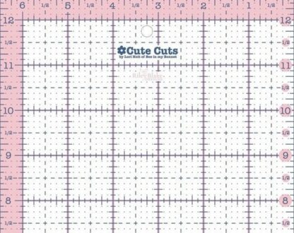 Thước kẻ hình chữ nhật Cute CutS Ruler Rectangle 6-1/2in x 12-1/2in STCC-5544