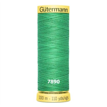 Chỉ cotton Gutermann 100m mầu xanh lá 7890