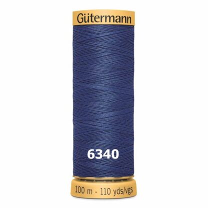 Chỉ cotton Gutermann 100m mầu xanh hải quân 6340