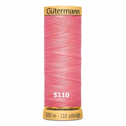 Chỉ cotton Gutermann 100m mầu hồng sen 5110