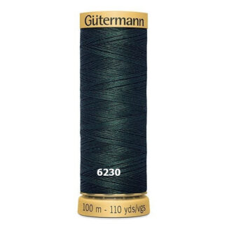 Chỉ cotton Gutermann 100m rêu đậm 6230