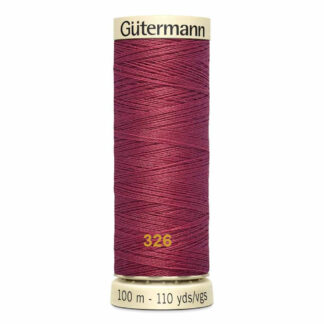 Chỉ polyester Gutermann 100m  đỏ rượu 326