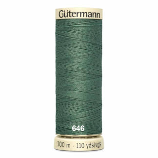 Chỉ polyester Gutermann 100m xanh xám 646