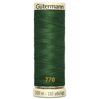 Chỉ polyester Gutermann 100m xanh rêu 770