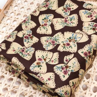 VẢI THÔ NƠ CMT2347 MÀU NÂU