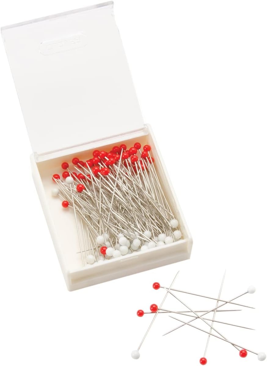 Kim gim lụa Clover Silk Pins 2501 hộp 100 cái - Ảnh 4