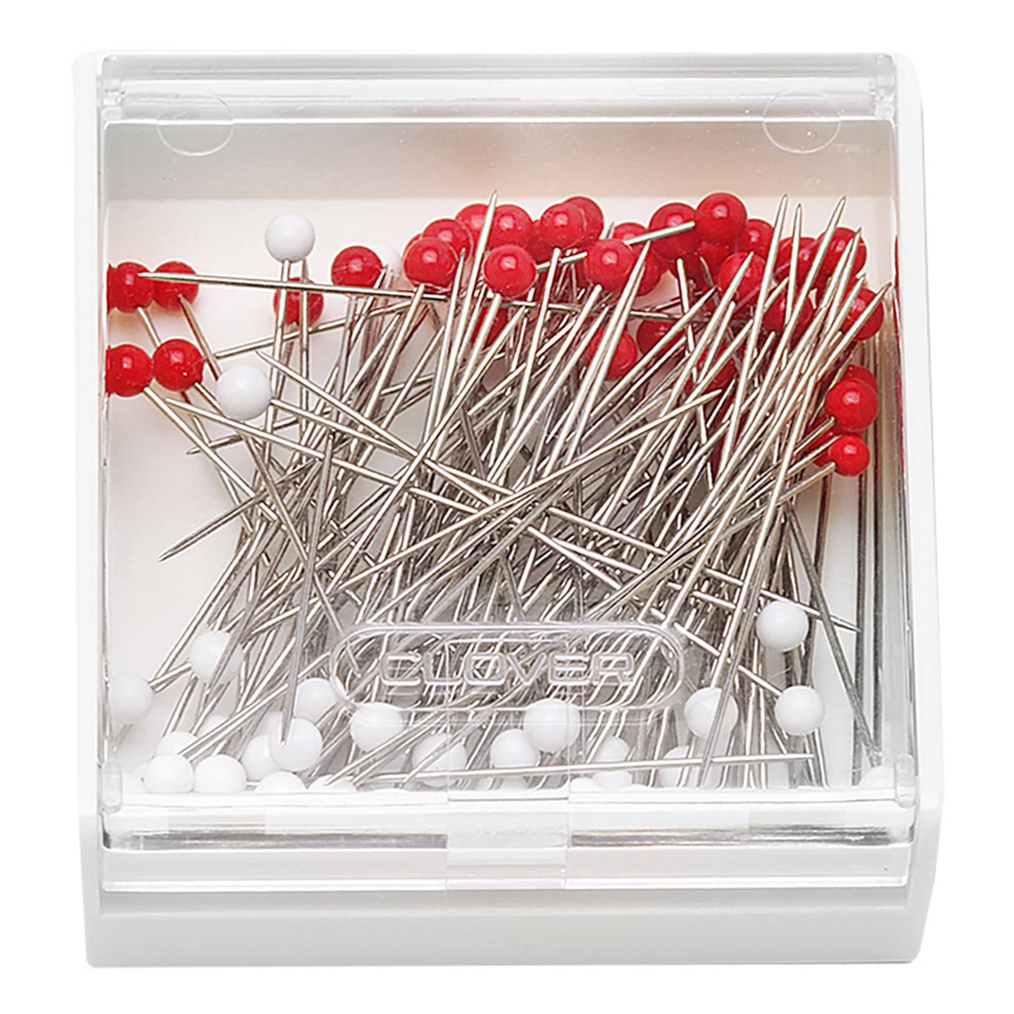 Kim gim lụa Clover Silk Pins 2501 hộp 100 cái - Ảnh 2