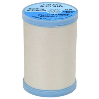 Chỉ Coats & Clark S925-8000, 60% Poly + 40% cotton mầu Ngọc trai
