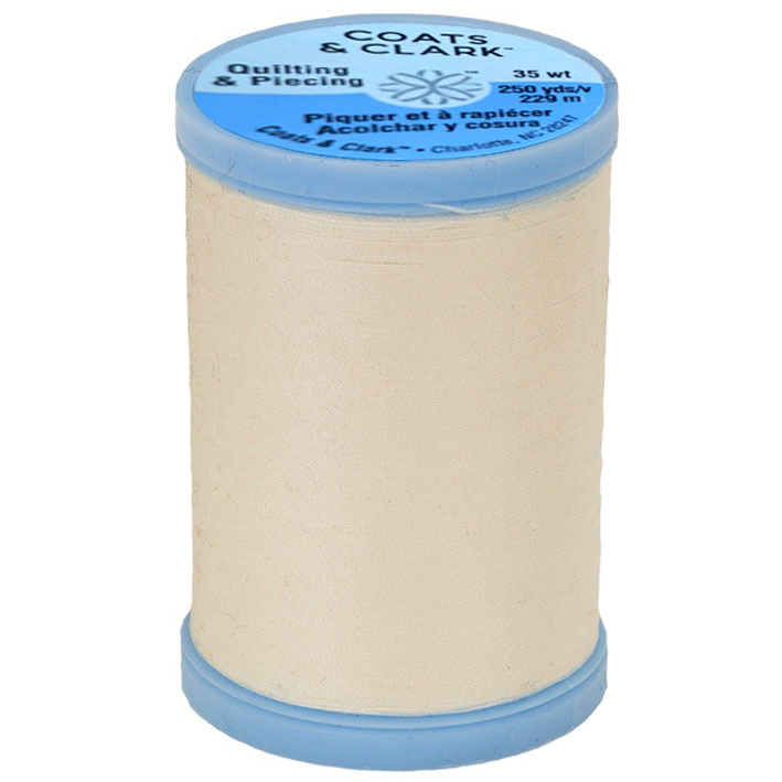 Chỉ Coats & Clark S925-8020, 60% Poly + 40% cotton mầu kem