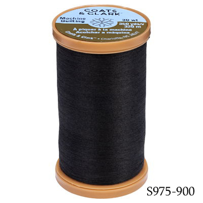 Chỉ cotton Coats & Clark S975-900 mầu đen